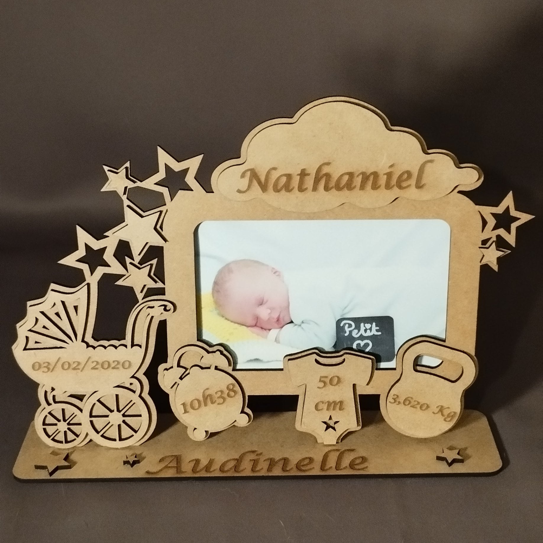 ✨ Un souvenir unique et personnalisé pour une naissance inoubliable