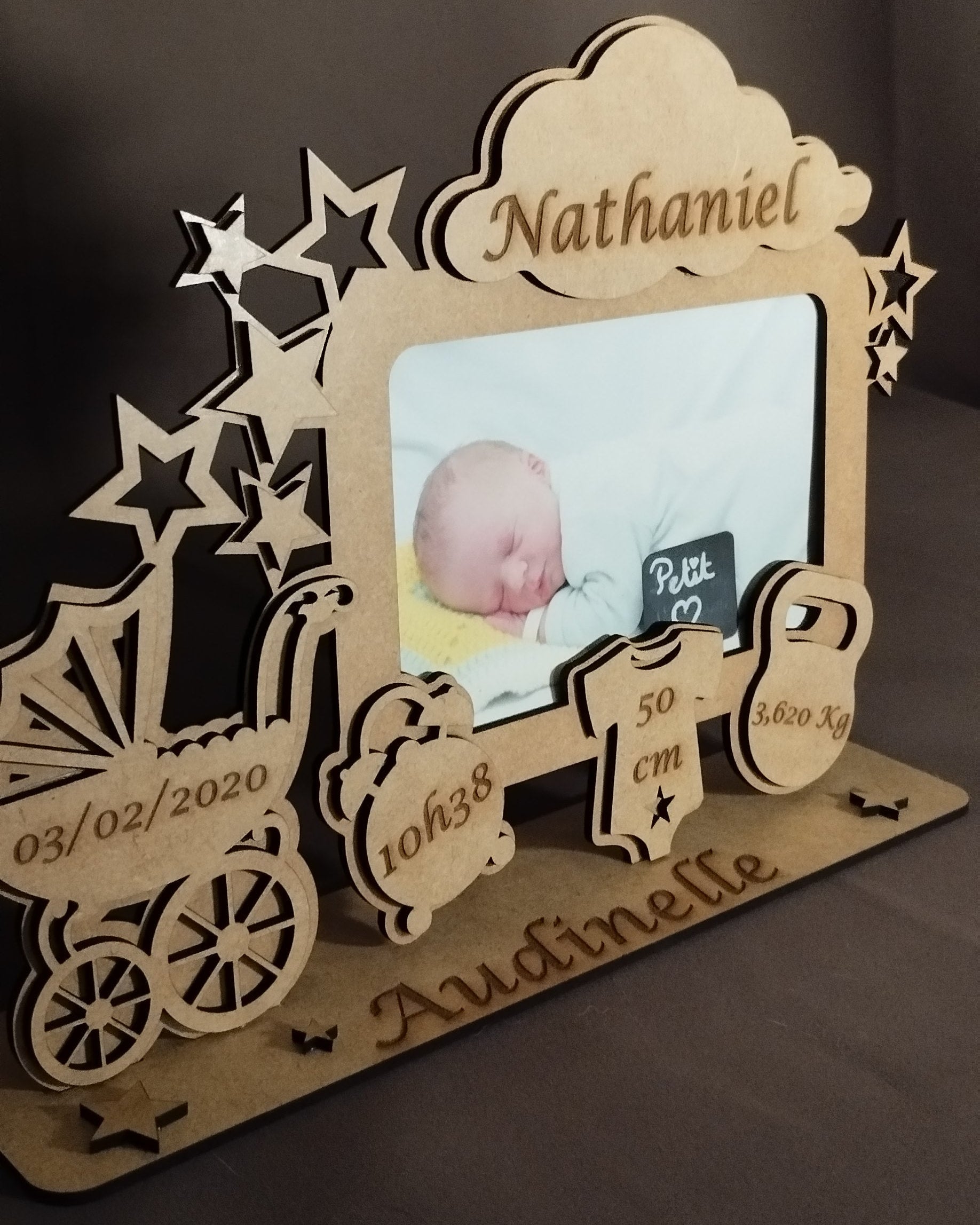 ✨ Un souvenir unique et personnalisé pour une naissance inoubliable