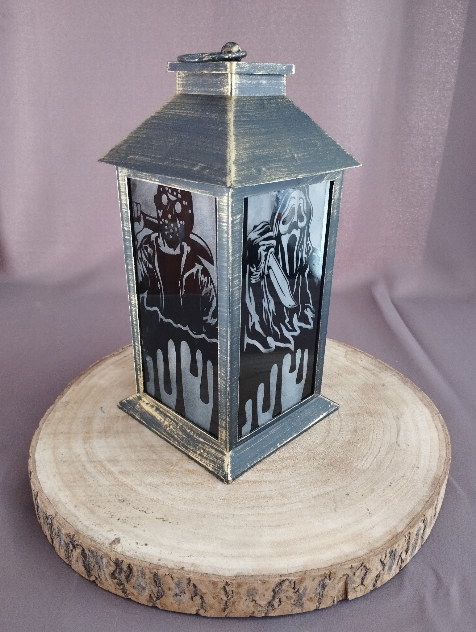 🕯️ Lanterne Halloween Horreur – Icônes de Films Cultes 🎃