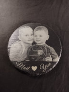 Plaque ardoise personnalisée avec photo texte ou motif