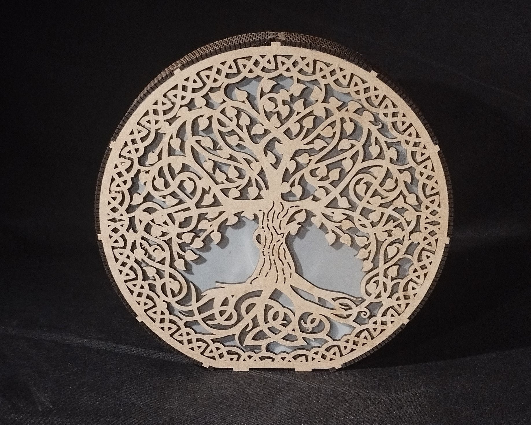 🌳 Arbre de Vie décoratif en bois – À poser ou à suspendre