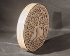 Arbre de vie en bois artisanal diamètre 20 cm