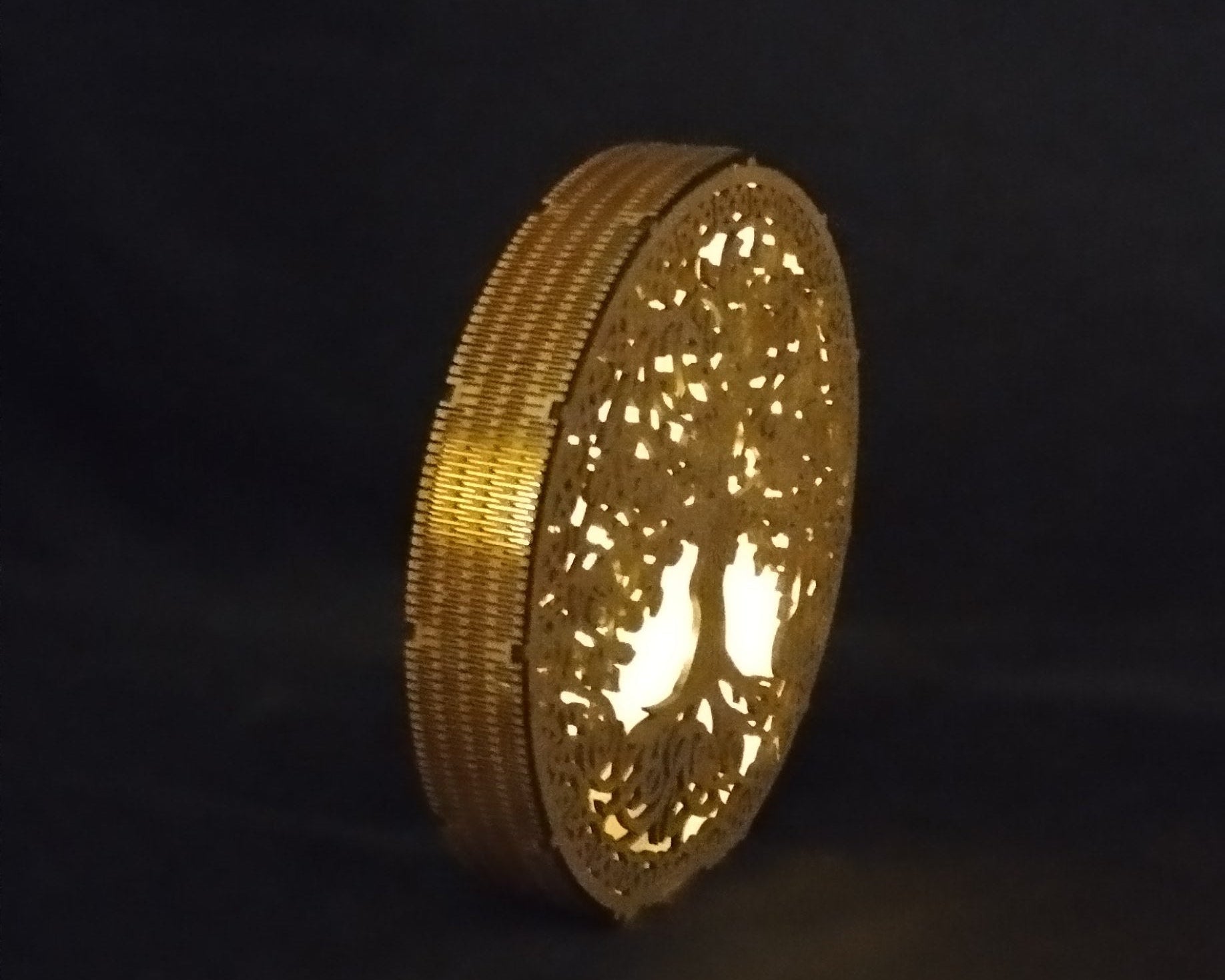 🌳 Arbre de Vie décoratif en bois – À poser ou à suspendre