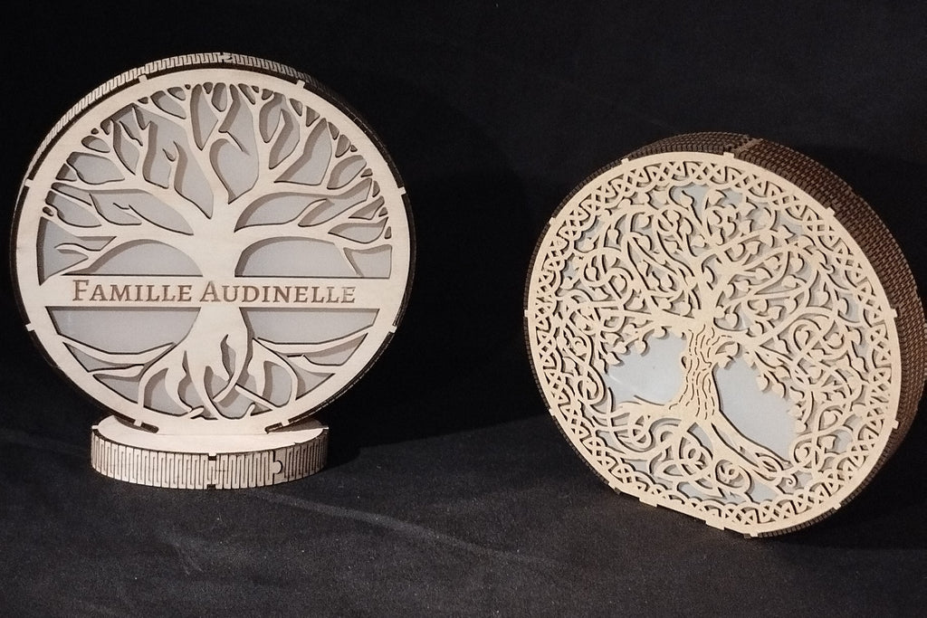 Arbre de vie décoratif découpé au laser